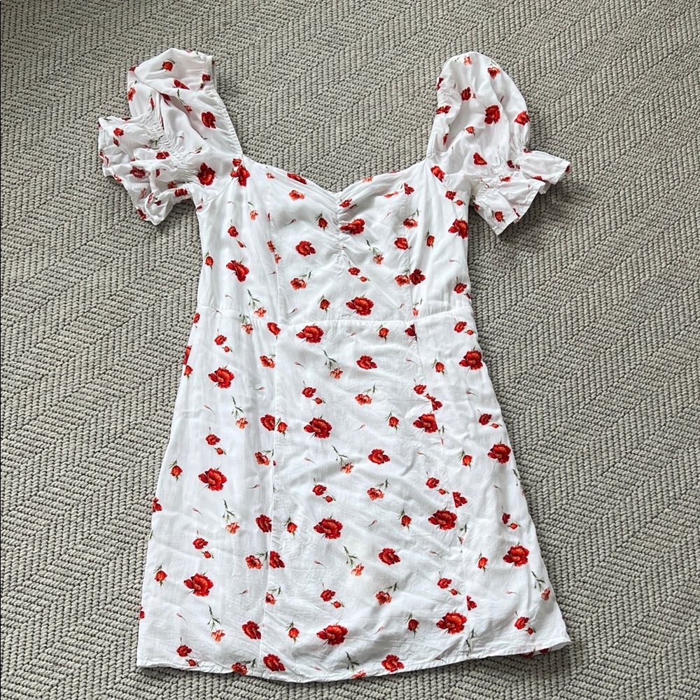 Floral Puff Sleeve Dress